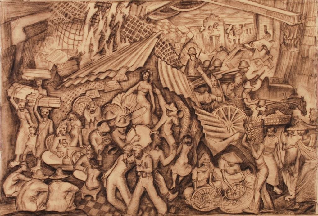 JOHN W. HATCH (1919-1998) Two World War II Studies (1 of 4)