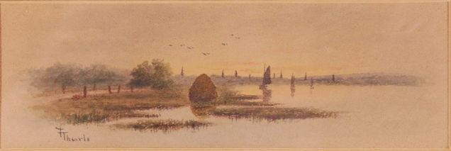 FRANK THURLO (1837-1913) Newburyport (1 of 3)