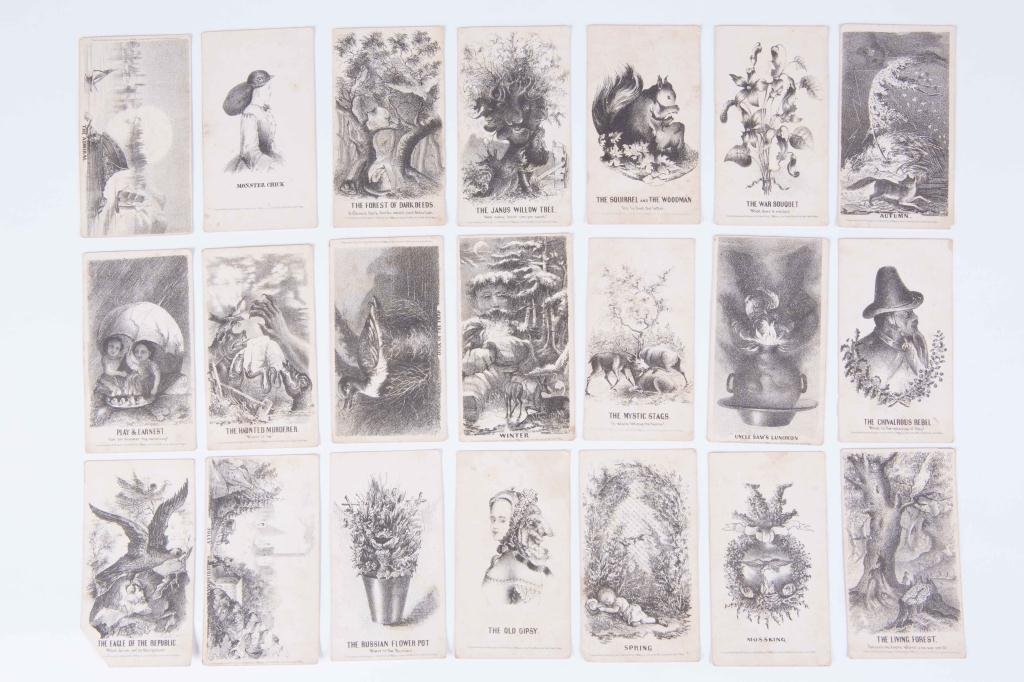(21) LOUIS PRANG'S MAGIC CARDS 1865 (1 of 9)