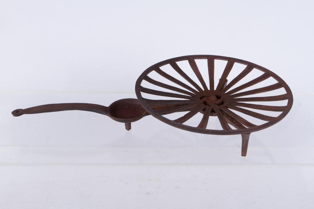 CAST IRON ROTATING GRID IRON WITH FAT COLLECTOR (1 of 4)