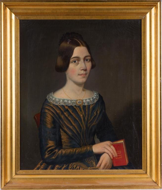 AMERICAN SCHOOL (19th c) Young Girl (1 of 7)