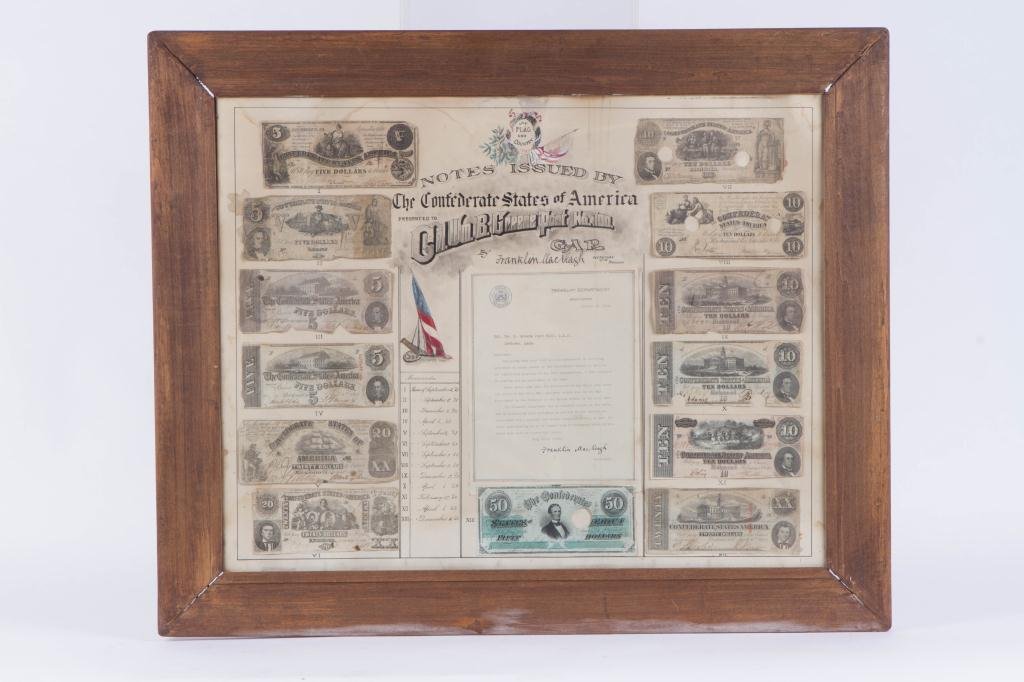 NOTES ISSUED BY THE CONFEDERATE STATES COMPOSITE (1 of 9)