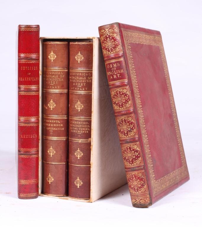 2LEATHER BOUND BOOKS WITH BRITISH SUBJECTS (1 of 10)