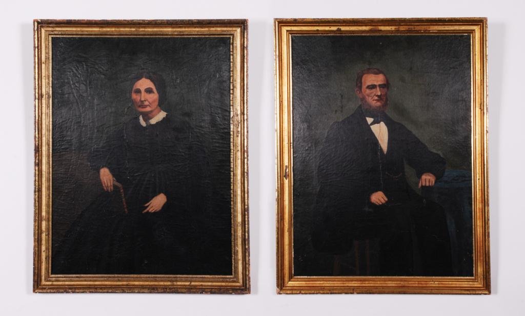 AMERICAN SCHOOL (19th c) Portraits (1 of 5)