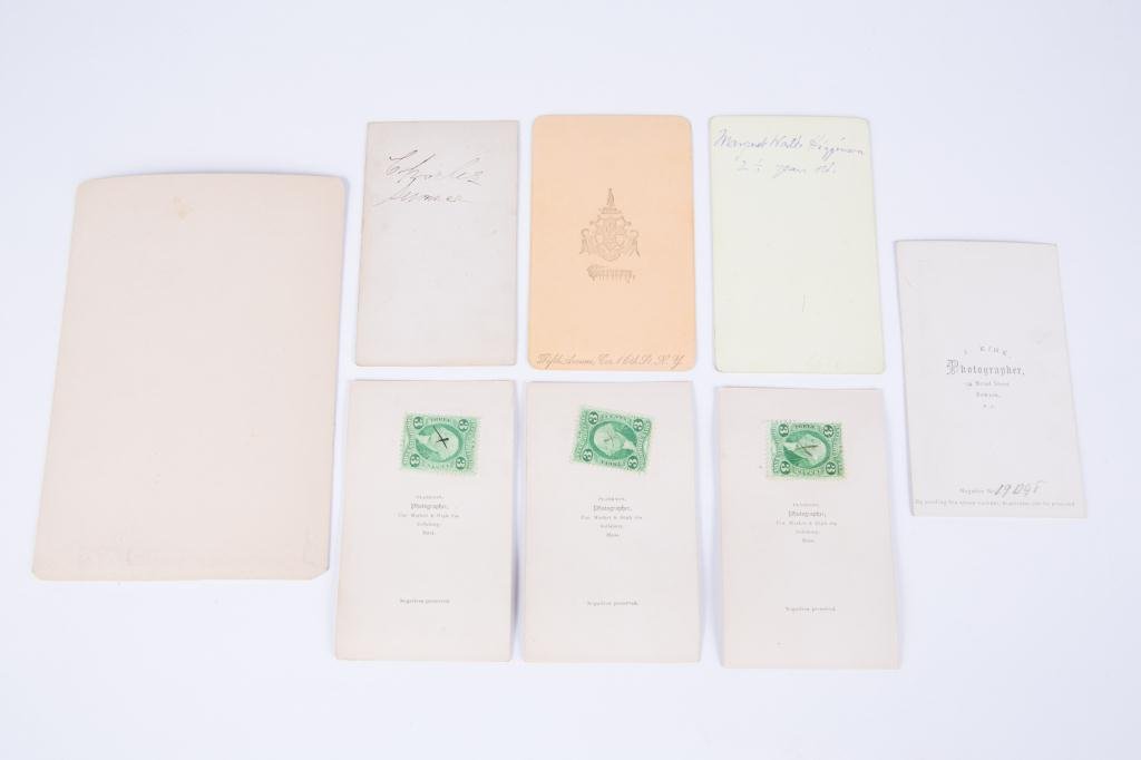 CIVIL WAR CDV CHARLES SUMNER JOSH BILLINGS ETC (1 of 10)