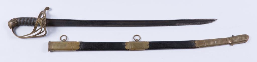 EARLY 1822 PATTERN INFANTRY OFFICER'S SWORD (1 of 9)