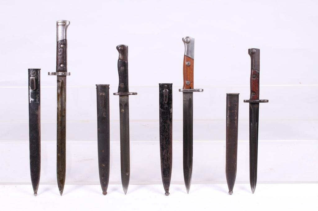 (4) (19th/20th c) BAYONETS (1 of 5)