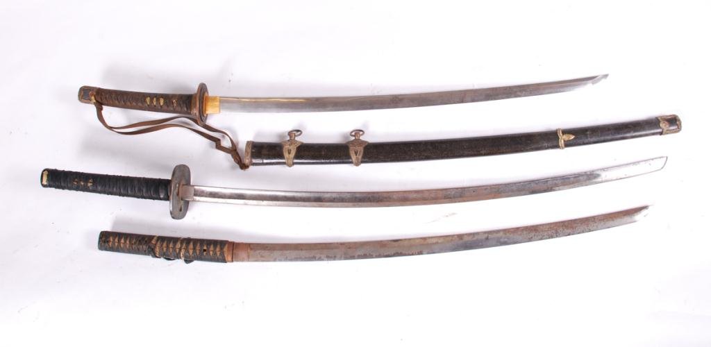 (3) JAPANESE SAMURAI SWORDS (1 of 10)