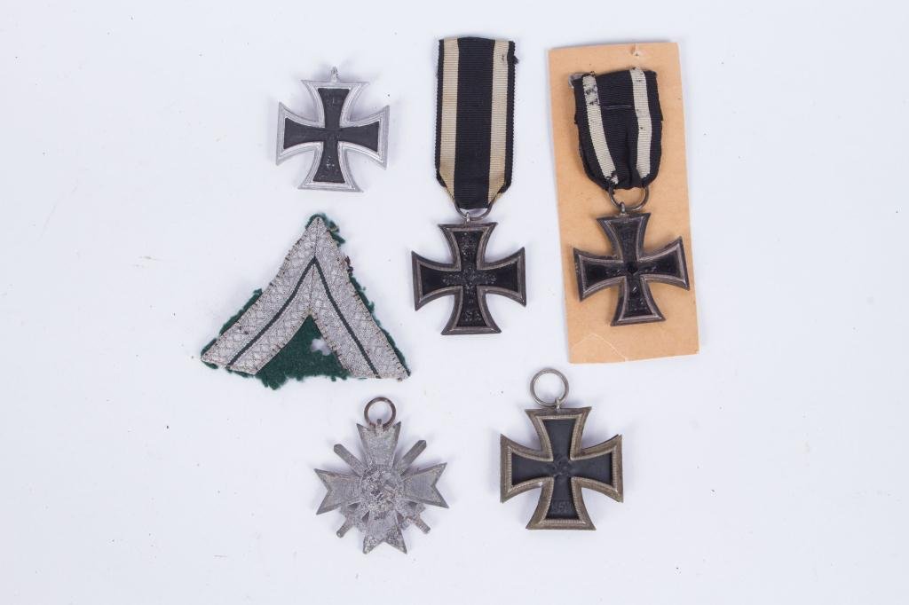 539(5) GERMAN IRON CROSSES and SILVER BULLION (1 of 5)