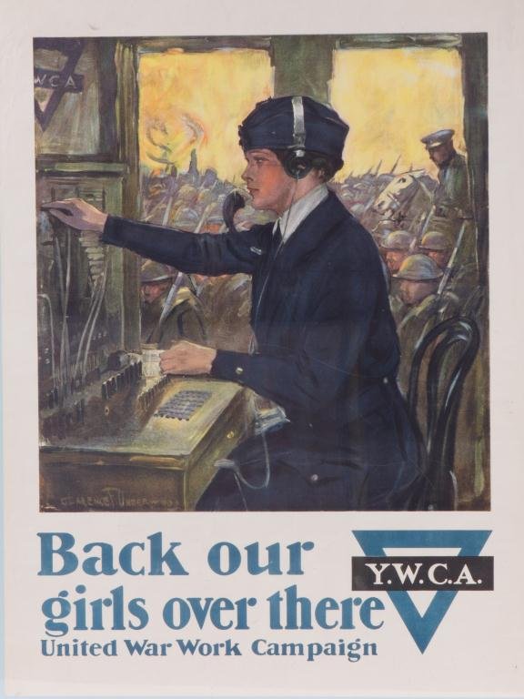 WWI YWCA POSTER by CLARENCE UNDERWOOD (1 of 5)