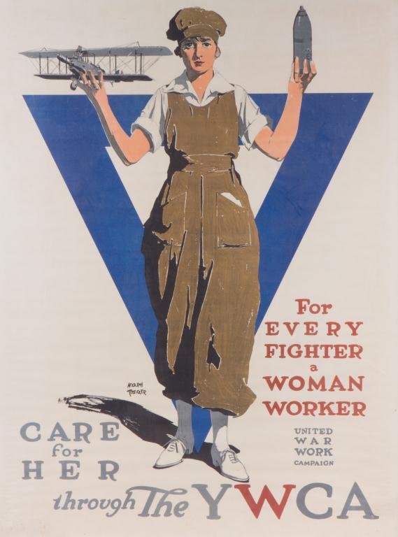 WWI YWCA POSTER by ADOPLH TREIDLER (1 of 4)