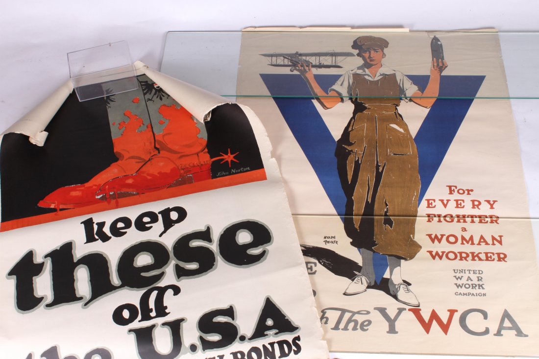 (6) WWI WAR DRIVE POSTERS LEND / INVEST ETC (1 of 5)