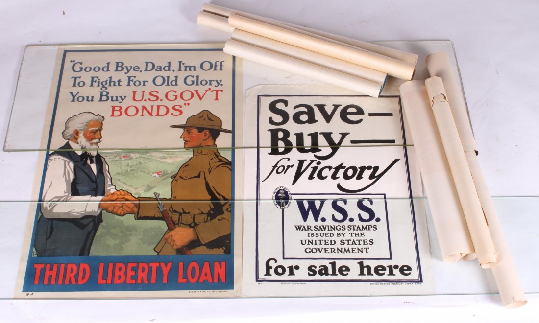 (8) WWI US LIBERTY BOND POSTERS (1 of 7)
