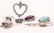 LOT OF VINTAGE STERLING SILVER JEWELRY - 4