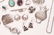 LOT OF VINTAGE STERLING SILVER JEWELRY - 6