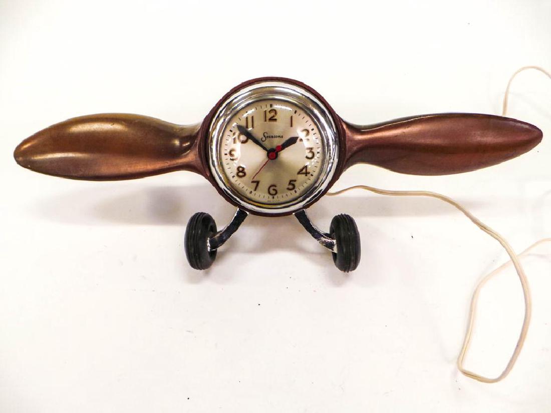 Mastercrafters Sessions Airplane Propeller Clock
