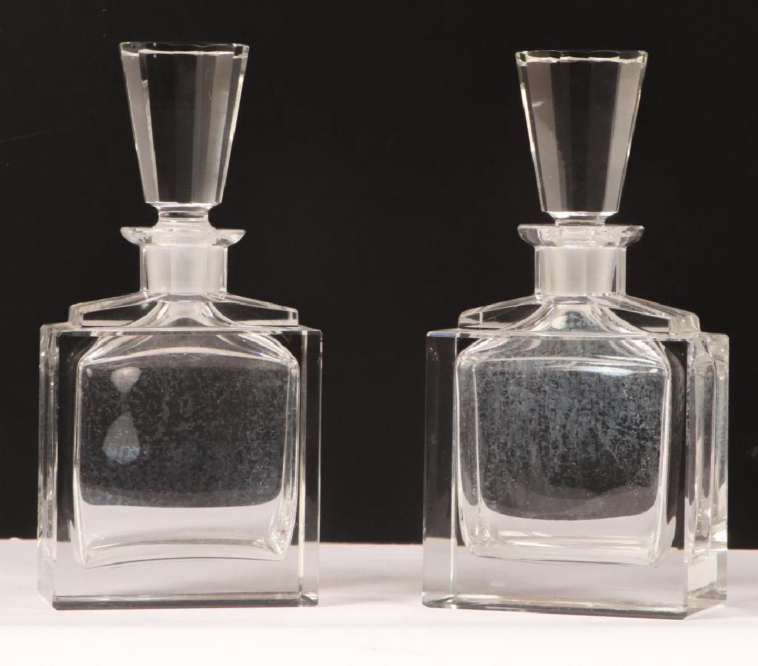 PAIR OF CRYSTAL DECANTERS (1 of 4)