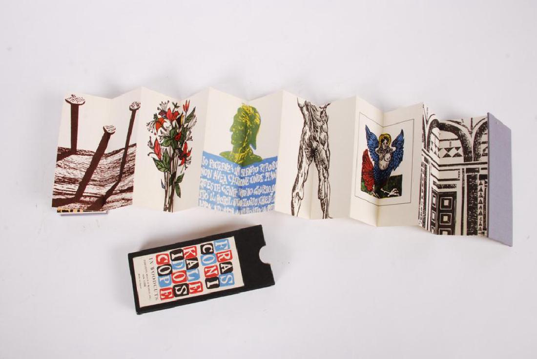 (3) MID CENTURY PUBLISHED ART BOOKS: Including: Robert Gordy Paintings and Drawings 1960-1980, Frans Masereel Mein Stunden Buch, and Fras Coni Kaleidoscope in Woodcuts.