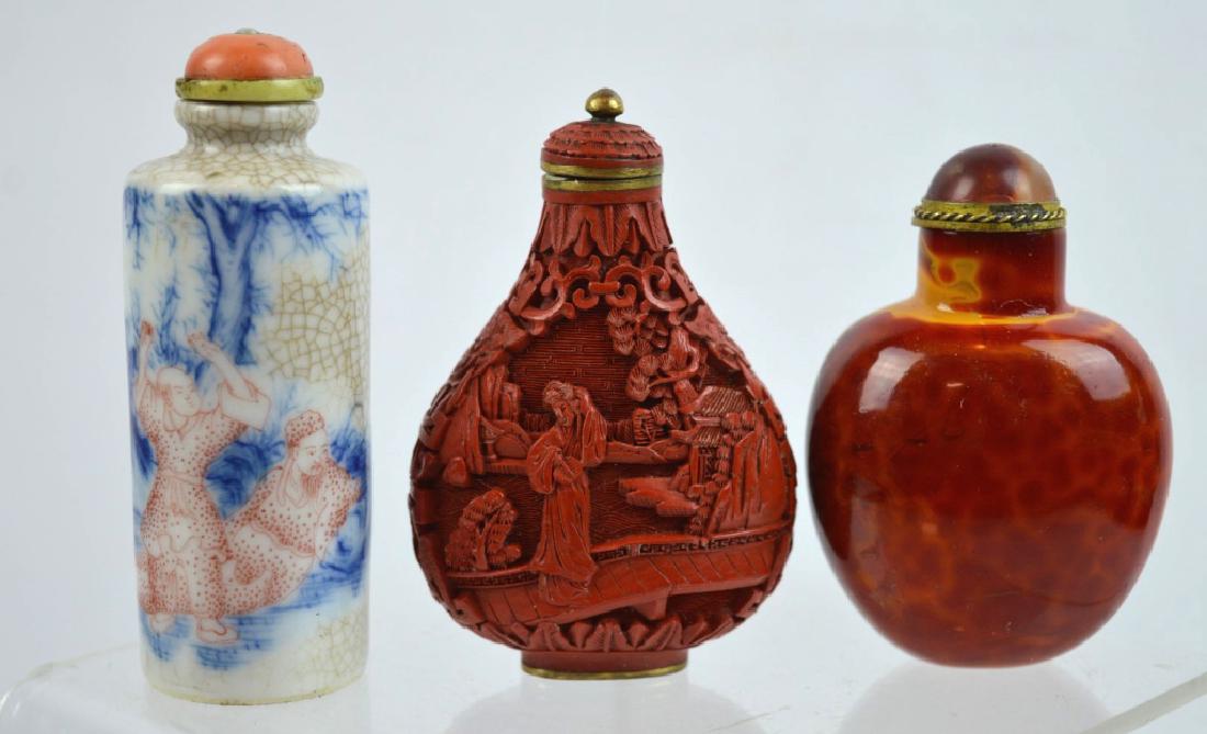 3 - 19th Century Chinese Snuff Bottles (1 of 6)
