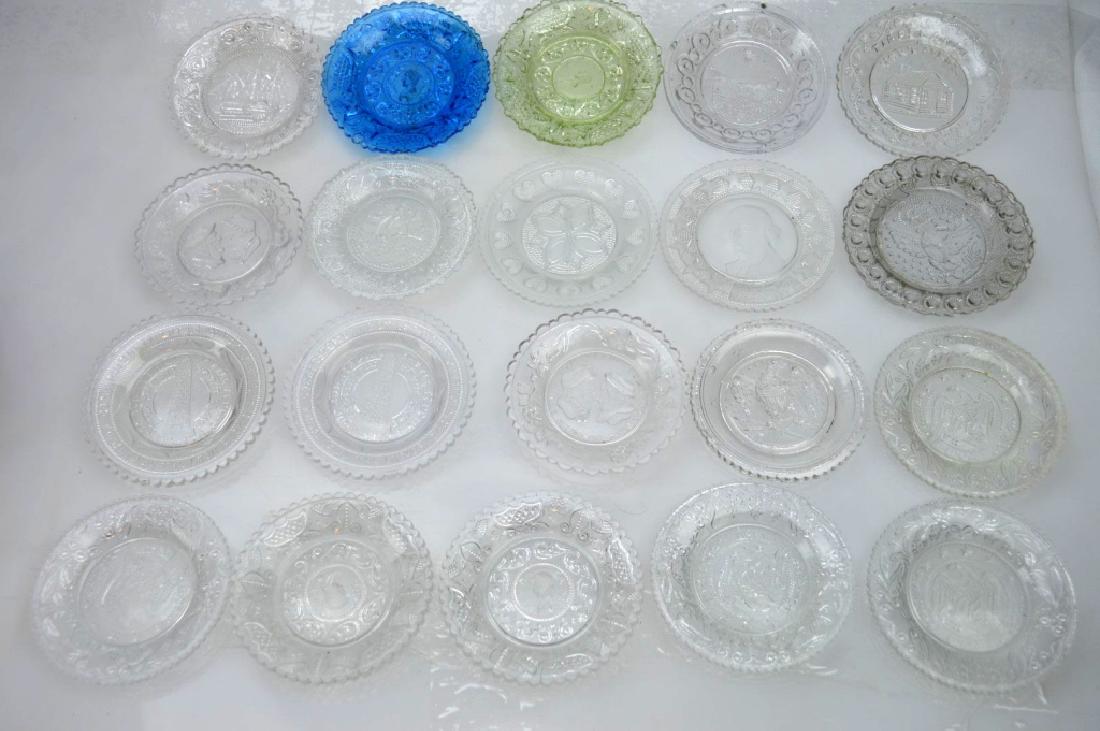 20 - Rare 19th C American Flint-Glass Cup Plates (1 of 8)