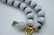 Chinese Jadeite Bead Necklace; Amethyst, 18K Gold - 5