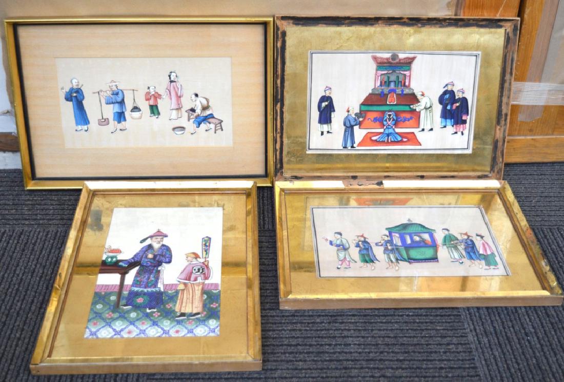 4 - 19th Century Chinese Gouache Paintings on Pith (1 of 5)