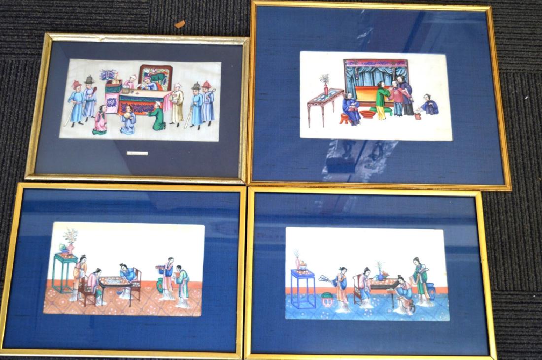 4 - 19th Century Chinese Gouache Paintings on Pith (1 of 8)