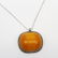 Vintage Sterling Silver & Amber Pendant & Chain - 2