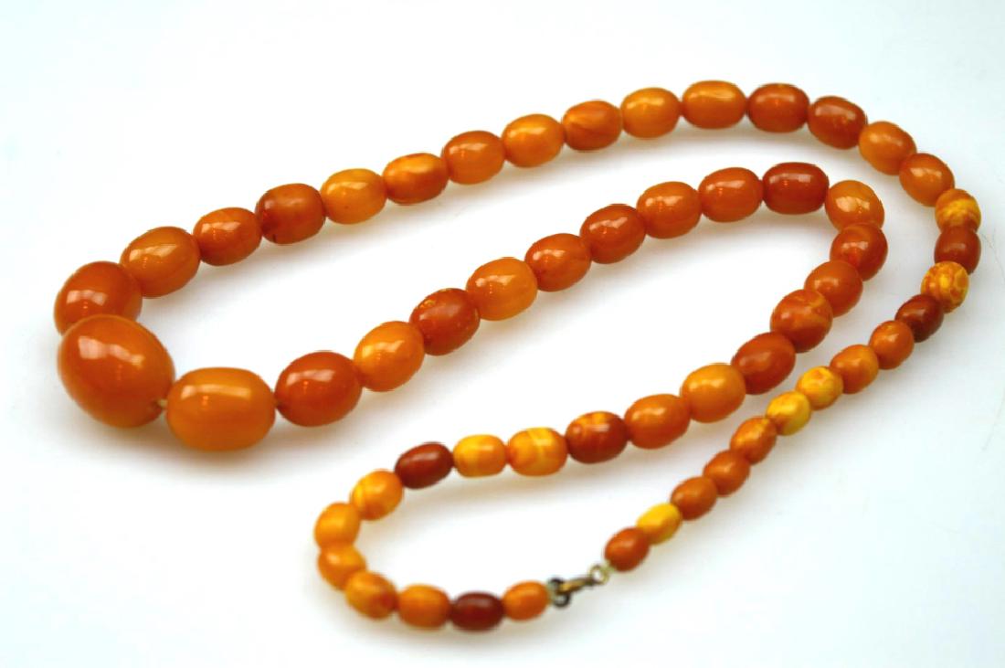 Butterscotch Amber Beads; total weight 34G (1 of 5)