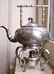 Rare & Lg Chinese Silver Teapot Waterpot & Stand