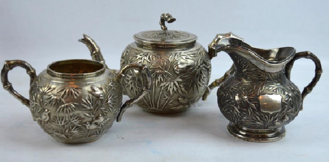 Tuck Chang, Shanghai; Chinese Silver Teapot Set (1 of 10)
