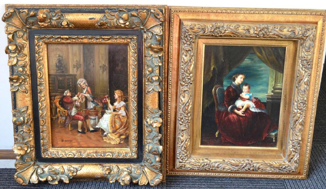 Two 20th Century Oils on Panels Framed (1 of 4)