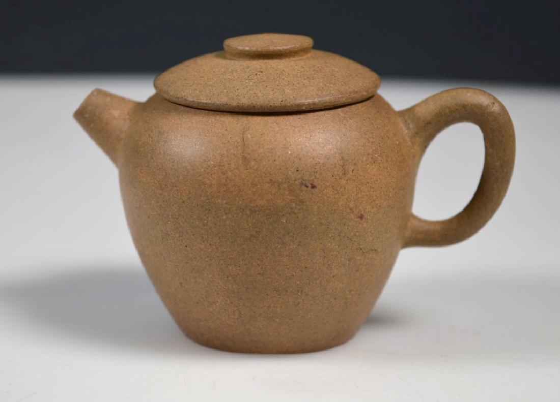 19th C Chinese Light Clay Yixing Small Teapot (1 of 5)