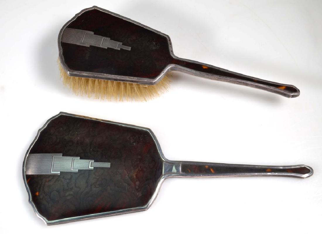 W G Souther, Birmingham Sterling Mirror & Brush (1 of 6)