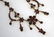 Victorian Garnet & Gilt Metal Necklace & Earrings - 2