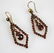 Victorian Garnet & Gilt Metal Necklace & Earrings - 5
