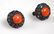 Antique Chinese Wire-work, Enamel & Coral Earrings - 2