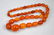 Butterscotch Amber Bead Necklace; 71.5 Grams