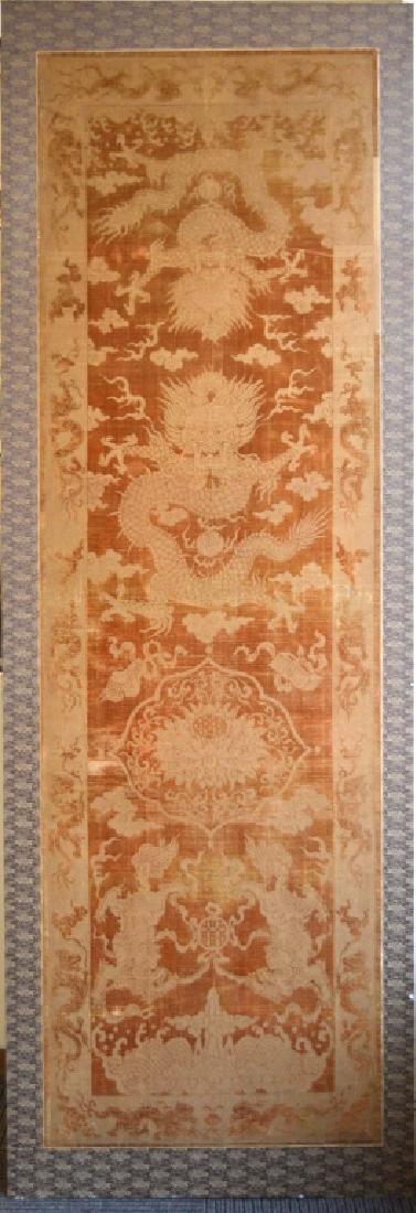 Fine 4-Claw Dragon Chinese Kangxi Chair Velvet (1 of 6)