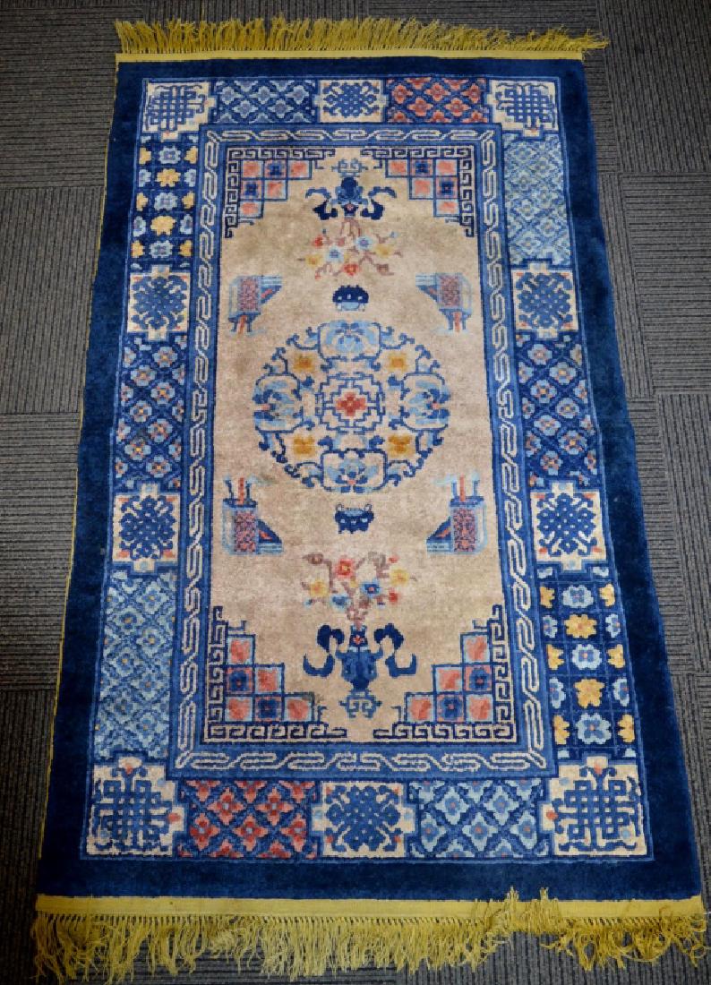 Good Chinese Carpet with Yellow Fringe (1 of 6)