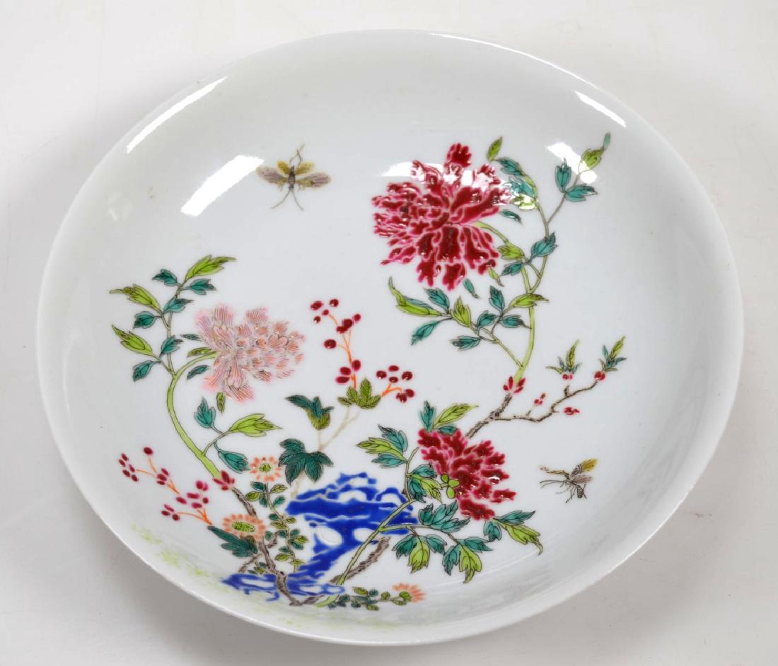 Chinese Famille Rose Enameled Porcelain Bowl (1 of 6)