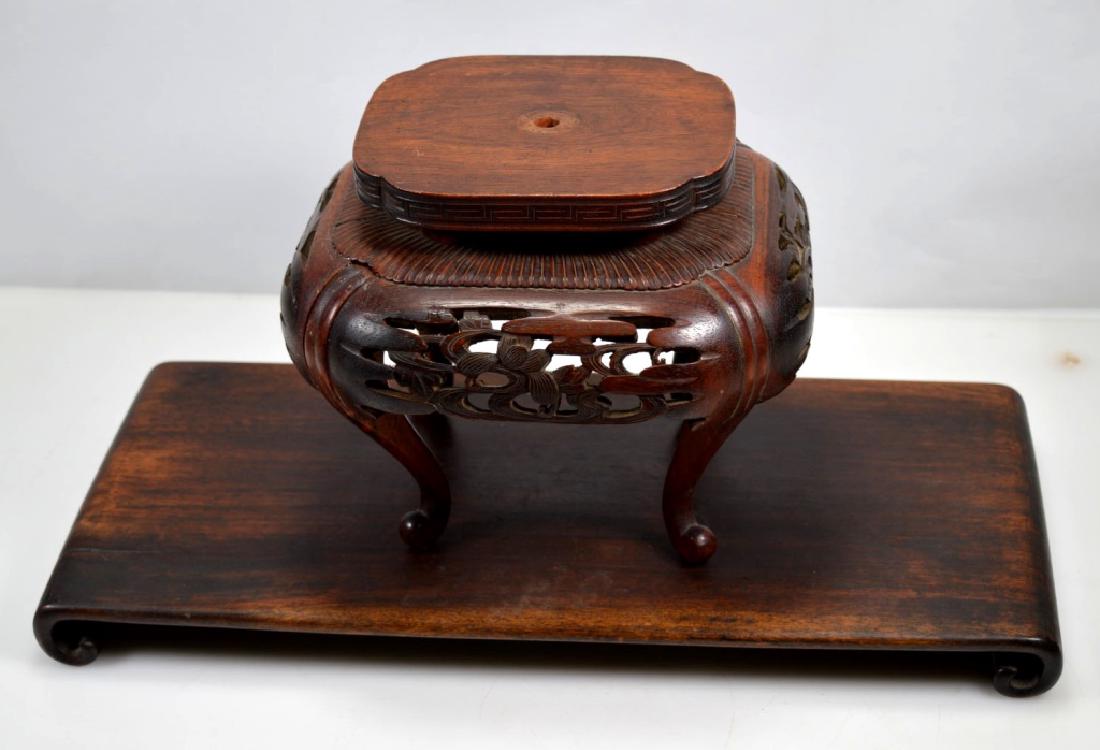 2 Chinese Hardwood Stands (1 of 6)