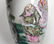 19th C Chinese Enameled Porcelain Cabinet Vase - 9