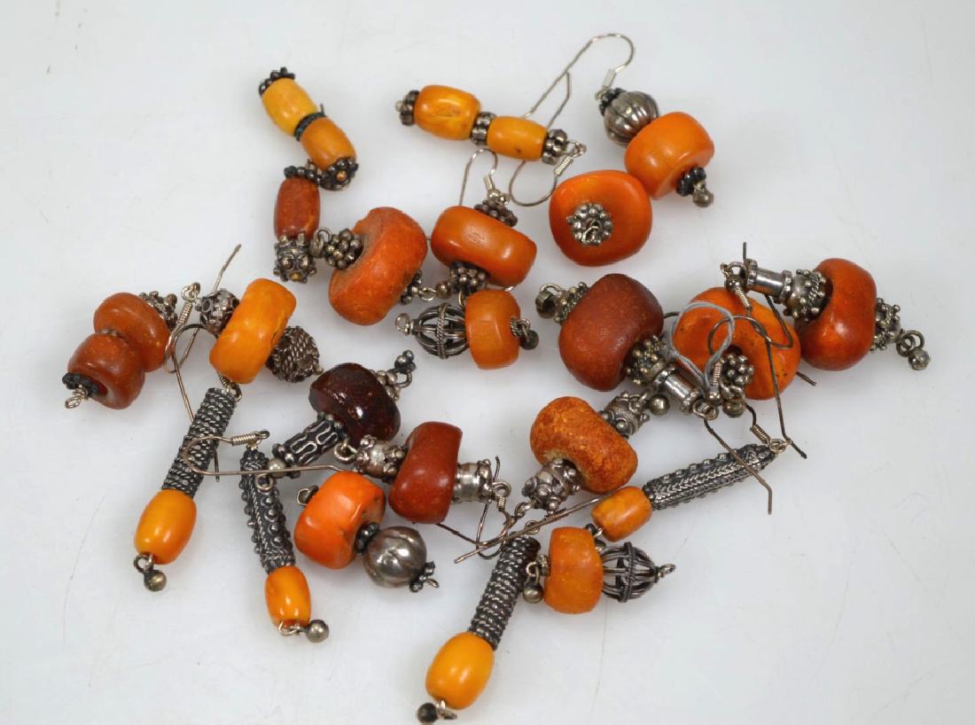 Assorted Butterscotch Amber Earrings; 125.6G (1 of 7)
