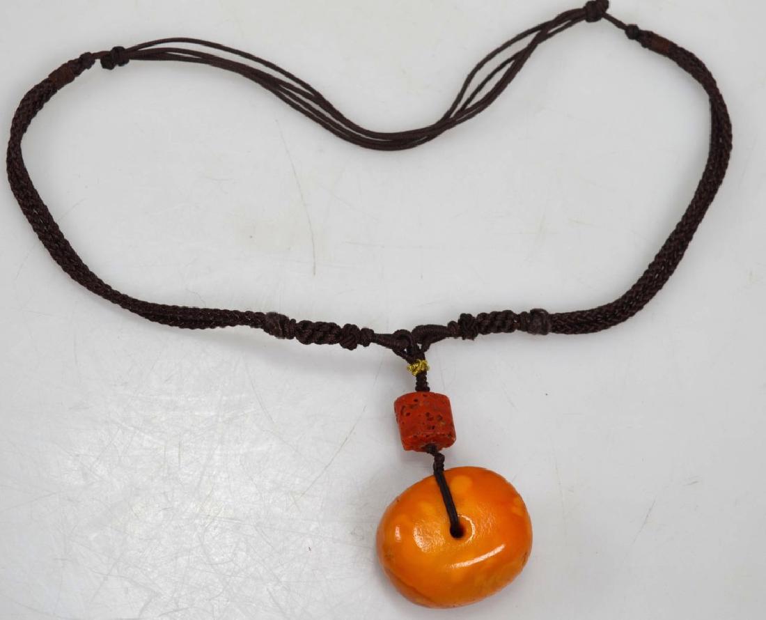 Large Butterscotch Amber Bead weighing 26G (1 of 6)