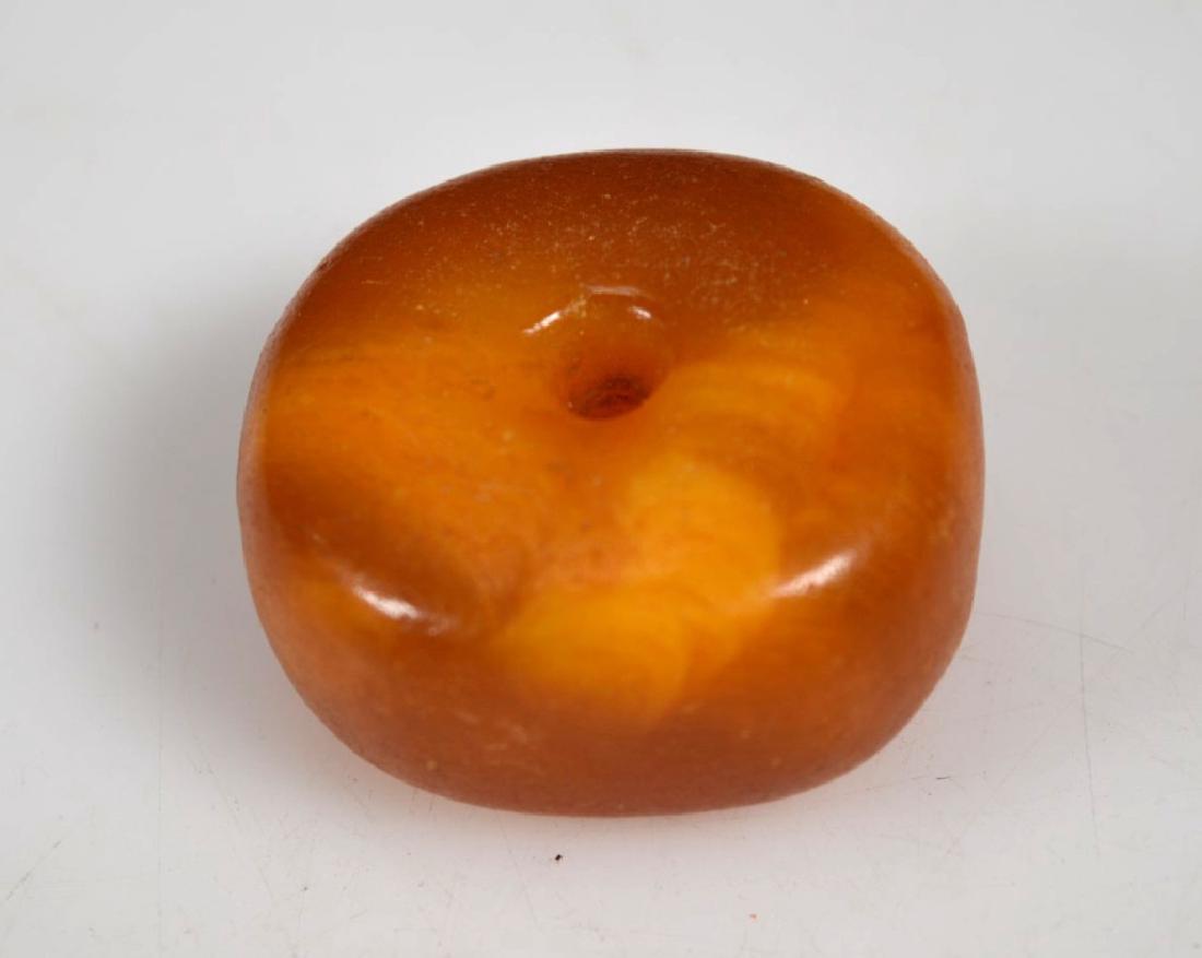 Large Amber bead; total weight 35.5 grams (1 of 5)