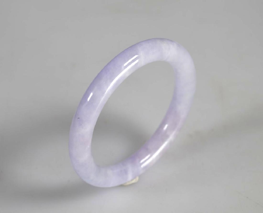 Chinese Lavender Jadeite Bangle (1 of 5)