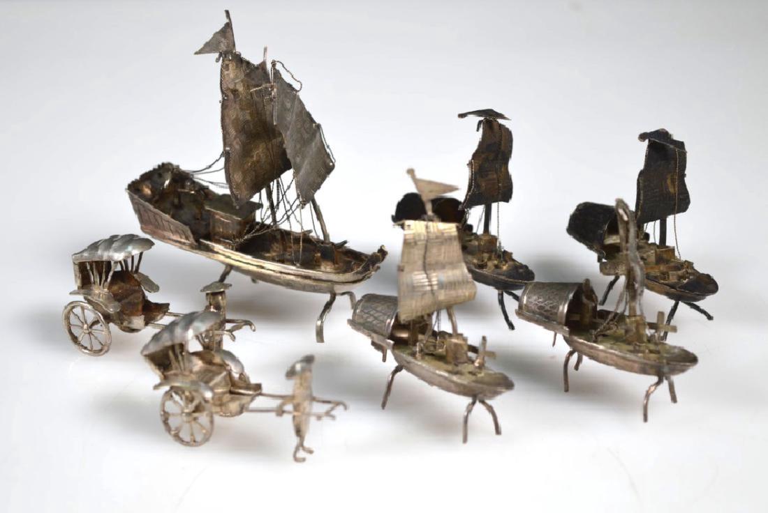 7 - Antique Chinese Silver Miniatures (1 of 8)