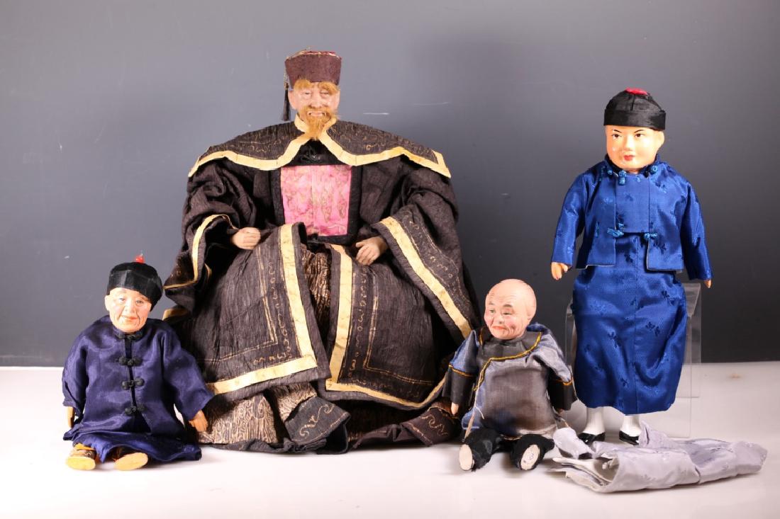 4 Antique Chinese Dolls (1 of 4)