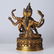 Tibetan Gilt Bronze Guanyin, open Lotus Throne - 4